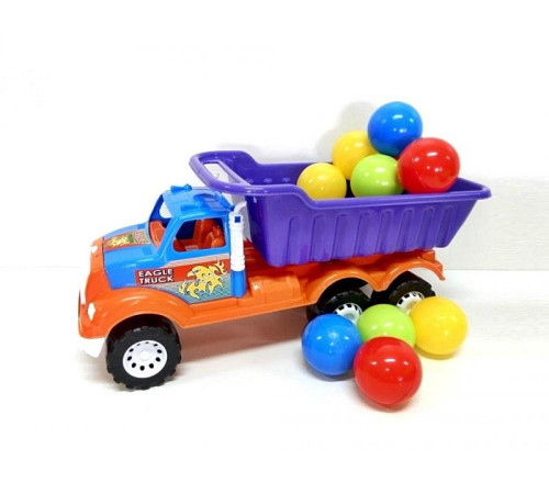 Самосвал "Орел Б" с шариками "ЯУ" (07-713-4)